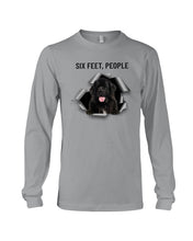 Load image into Gallery viewer, Labrador Retriever Six Feet People Unique Custom Design For Dog Lovers Unisex Long Sleeve
