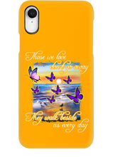 Load image into Gallery viewer, Butterfly Sunset On Beach Those We Love Don't Go Away Gift For Lover Phone case
