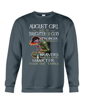 Load image into Gallery viewer, August Girl Daughter Of God Meaningful Gift For Women Sweatshirt
