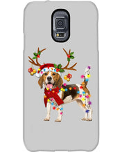 Load image into Gallery viewer, Beagle Gorgeous Reindeer Xmas Lights Gift For Dog Lovers Phone case
