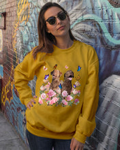 Load image into Gallery viewer, Gift For Dog LoversChesapeake Bay Retriever With Peonies Sweatshirt

