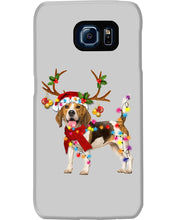 Load image into Gallery viewer, Beagle Gorgeous Reindeer Xmas Lights Gift For Dog Lovers Phone case
