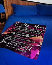 Load image into Gallery viewer, Gift for Mom Love You With All My Heart Custom Design Fleece Blanket
