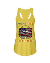 Load image into Gallery viewer, Eagle American Pride Spirit Of America Gift For American People Ladies Flowy Tank
