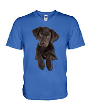 Load image into Gallery viewer, Labrador Retriever Custom Design Gift For Labrador Retriever Lovers Guys V-Neck
