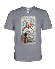Load image into Gallery viewer, Labrador Retriever Walks Beside Us Everyday Unique Custom Design Guys V-Neck
