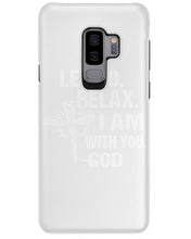 Load image into Gallery viewer, Let You Relax I Am With You Gray Background Phone case
