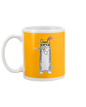 Load image into Gallery viewer, Cat Plays Flute Special Custom Design For Music Lovers Mug
