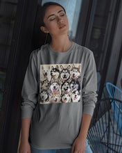 Load image into Gallery viewer, Many Love Husky Siberian On Phone Case Gift For Husky Lovers Unisex Long Sleeve
