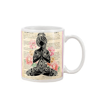 Load image into Gallery viewer, I'm Mostly Peace Love And Light Yoga Gift For Yoga Lovers Mug
