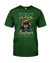 Load image into Gallery viewer, A Queen Was Born In October Birthday Meaningful Gift For Women Guys Tee
