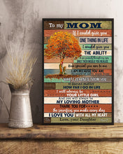 Load image into Gallery viewer, I Love You With All My Heart Gift For Mom From Daughter Vertical Poster
