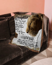 Load image into Gallery viewer, Just Remember That I Love You Mom Gift For Daughter Fleece Blanket
