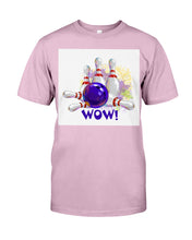 Load image into Gallery viewer, Bowling Wow Color Gift For Bowling Lovers Guys Tee
