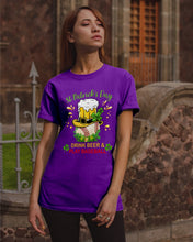 Load image into Gallery viewer, Baseball Drink Beer Day St Patrick's Day Gift For Baseball Lovers Guys Tee
