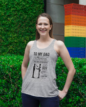 Load image into Gallery viewer, Giving For  Dad Let You Know You're Appreciated  Custom Design Ladies Flowy Tank
