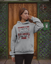 Load image into Gallery viewer, Grandpa's Girl I Used To Be His Angel Gift For Men Hoodie

