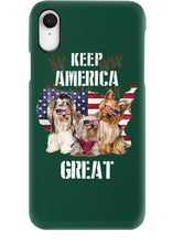 Load image into Gallery viewer, Keep America Great Yorkshire Terrier Gift For Dog Lovers Phone case
