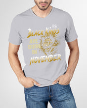 Load image into Gallery viewer, Black Kings Are Born In   November   Trending For Birthday Gift Guys V-Neck
