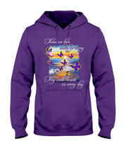 Load image into Gallery viewer, Butterfly Sunset On Beach Those We Love Don't Go Away Gift For Lover Hoodie
