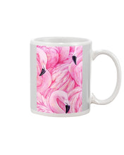 Load image into Gallery viewer, Beautiful Flamingo And Feather Gift For Flamingo Lovers Mug

