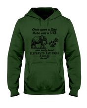 Load image into Gallery viewer, A Girl Really Loved Elephants And Dogs  Special Custom Design Hoodie
