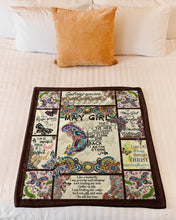 Load image into Gallery viewer, God Says You Are Special Gift For May Girl Fleece Blanket
