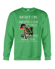 Load image into Gallery viewer, August Girl Daughter Of God Meaningful Gift For Women Sweatshirt
