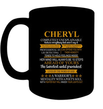 Load image into Gallery viewer, Cheryl Custom Name Gift A Warrior's Mentality With A Poet's Soul Mug
