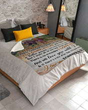 Load image into Gallery viewer, Garden Will Love You Until I Die Gift For Wife Sherpa Blanket
