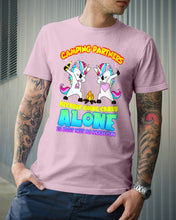 Load image into Gallery viewer, Camping Partners Because Going Crazy Alone Is Just Not As Much Fun Guys Tee
