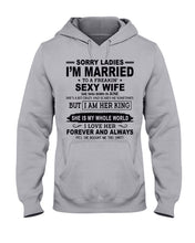 Load image into Gallery viewer, I'm Married To    June    Freaking Sexy Wife Trending For Birthday Gift Hoodie
