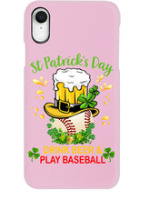 Load image into Gallery viewer, Baseball Drink Beer Day St Patrick's Day Gift For Baseball Lovers Phone case

