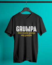 Load image into Gallery viewer, Grumpa Like A Regular Grandpa Only Grumpier Guys V-Neck
