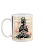 Load image into Gallery viewer, I'm Mostly Peace Love And Light Yoga Gift For Yoga Lovers Mug
