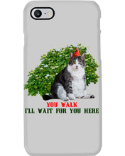 Load image into Gallery viewer, Cat Wait For You Here Gift For Cat Lovers Phone case
