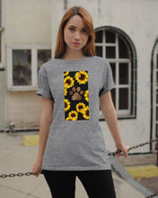 Load image into Gallery viewer, Dog Paw Sunflower  Special Custom Design For Dog Lovers Guys Tee
