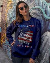 Load image into Gallery viewer, Eagle American Pride Spirit Of America Gift For American People Sweatshirt
