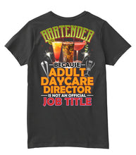 Load image into Gallery viewer, Bartender Because Adult Daycare Director Gift Ladies V-Neck
