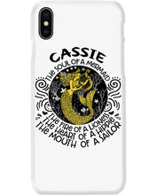Load image into Gallery viewer, Gift For Cassie Girl The Soul Of A Mermaid Phone case
