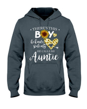 Load image into Gallery viewer, Lovely Nephew And Auntie Family Sunflower Design Hoodie

