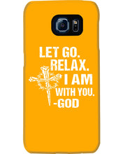 Load image into Gallery viewer, Let You Relax I Am With You Gray Background Phone case
