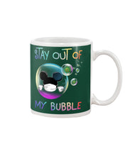 Load image into Gallery viewer, Lovely Phone Case Rainbow Design Stay Out Of My Bubble Gift For Friends Mug
