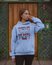 Load image into Gallery viewer, Grandpa's Girl I Used To Be His Angel Gift For Men Hoodie
