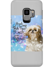 Load image into Gallery viewer, Angels And Shih Tzu Are Not Different Gift For Dog Lovers Phone case
