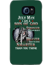 Load image into Gallery viewer, July Man Son Of God Birthday Meaningful Gift For Men Phone case
