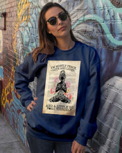 Load image into Gallery viewer, I'm Mostly Peace Love And Light Yoga Gift For Yoga Lovers Sweatshirt
