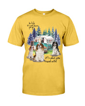 Load image into Gallery viewer, Cavalier King It's Who You Travel With Gift For Dog Lovers Guys Tee
