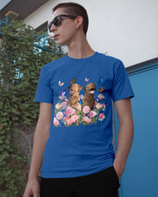 Load image into Gallery viewer, Gift For Dog LoversChesapeake Bay Retriever With Peonies Guys Tee

