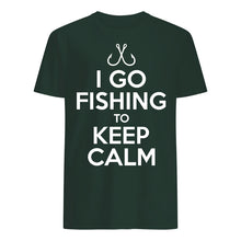 Load image into Gallery viewer, I Go Fishing To Keep Calm Gift For Fishing Lovers Guys Tee
